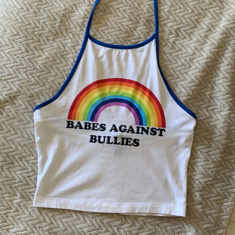 Babes Against Bullies Halter Top ✨